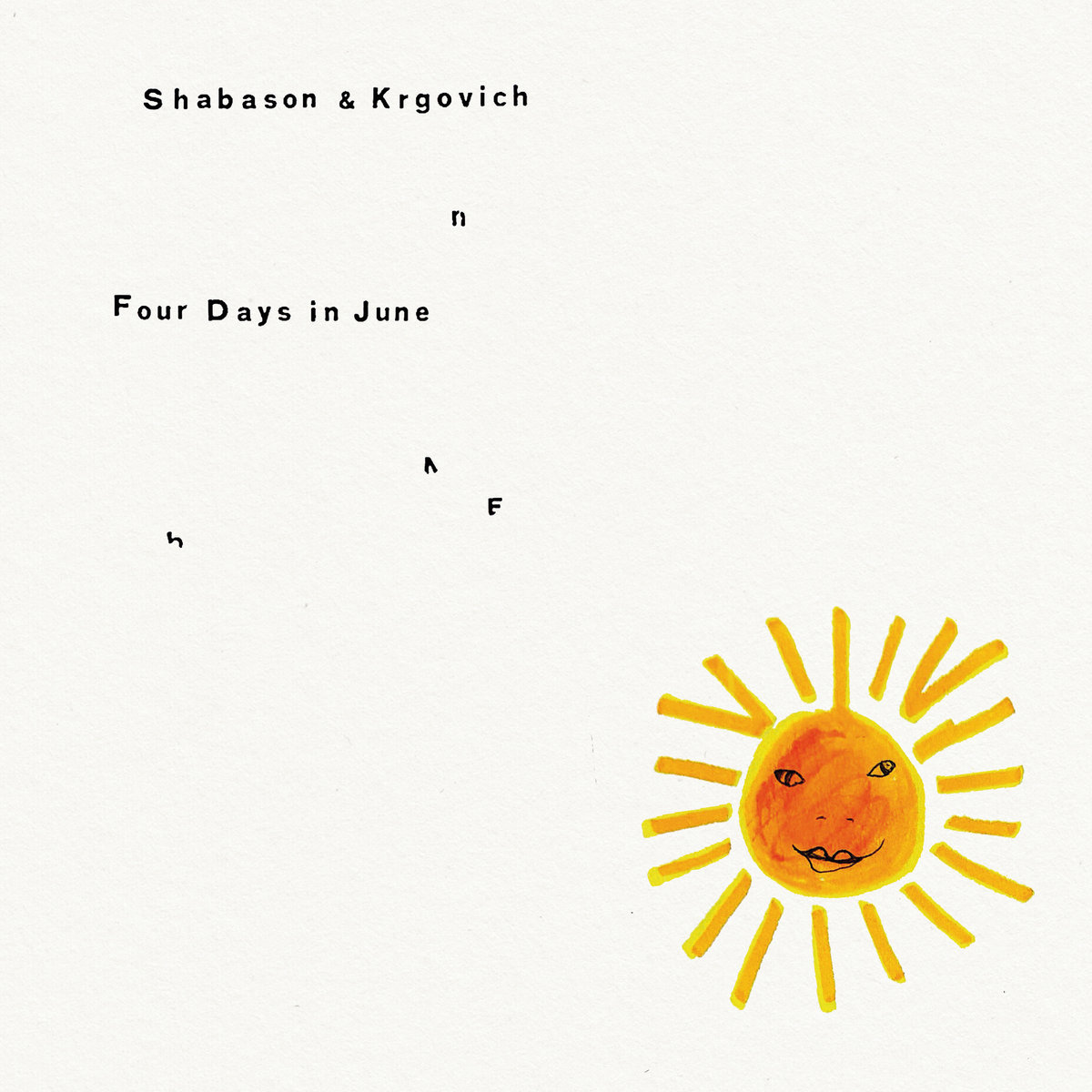 Image for Four Days in June- Shabason & Krgovich